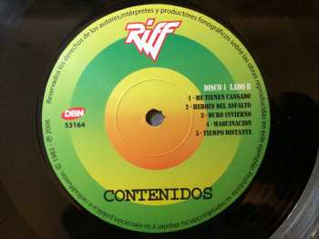 LP Riff: Contenidos