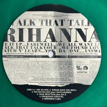 LP Rihanna: Talk That Talk CLR | LTD