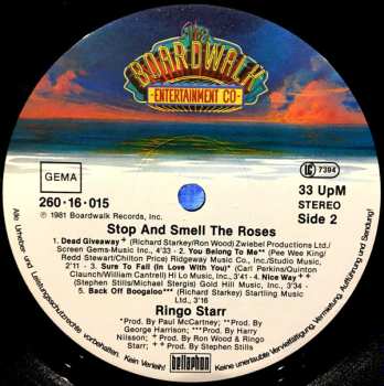 LP Ringo Starr: Stop And Smell The Roses