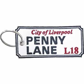 Merch Road Sign: Kľúčenka Penny Lane, Liverpool Sign 