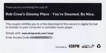 LP Rob Crow's Gloomy Place: You're Doomed. Be Nice.