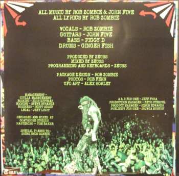LP Rob Zombie: The Electric Warlock Acid Witch Satanic Orgy Celebration Dispenser LTD