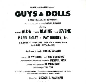 CD Vivian Blaine: Guys & Dolls: A Musical Fable Of Broadway