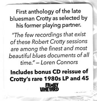 2CD Loren Mazzacane Connors: Robert Crotty With Me: Loren's Collection (1979-1987)