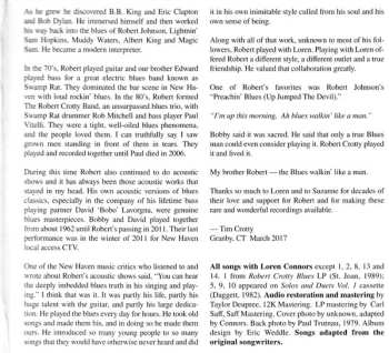 2CD Loren Mazzacane Connors: Robert Crotty With Me: Loren's Collection (1979-1987)