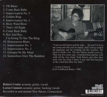 2CD Loren Mazzacane Connors: Robert Crotty With Me: Loren's Collection (1979-1987)