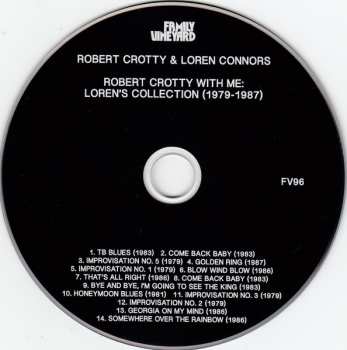 2CD Loren Mazzacane Connors: Robert Crotty With Me: Loren's Collection (1979-1987)
