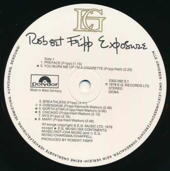 LP Robert Fripp: Exposure