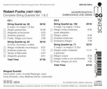 2CD Robert Fuchs: Complete String Quartets: Opp. 52, 68, 71 & 106