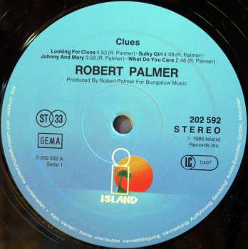 LP Robert Palmer: Clues