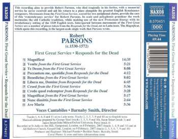 CD Robert Parsons: First Great Service • Responds For The Dead (Latin Service)