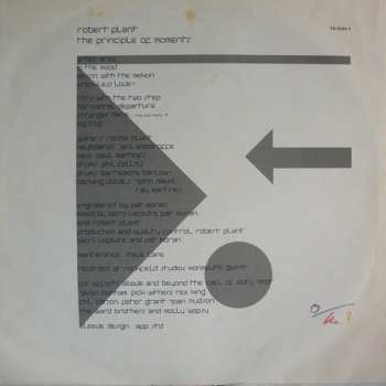 LP Robert Plant: The Principle Of Moments