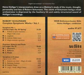 CD Robert Schumann: Complete Symphonic Works Vol. I