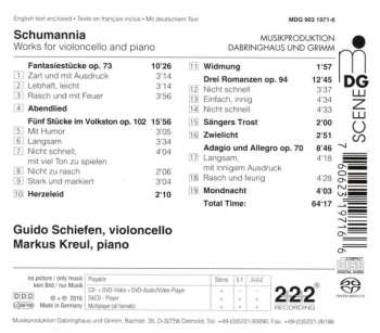 CD Robert Schumann: Schumannia (Instrumental Works & Song Transcriptions)