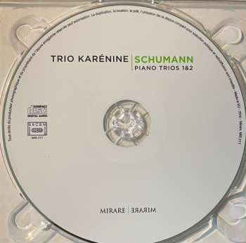 CD Robert Schumann: Piano Trios 1 & 2