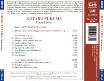 CD Robert Schumann: Schumann Abegg Variations Novelletten Fantasiestücke