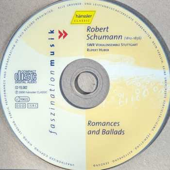 CD Robert Schumann: Romanzen Und Balladen Für Chor