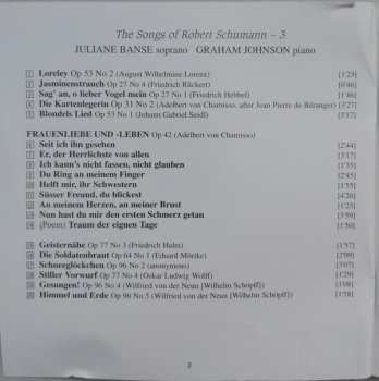 CD Robert Schumann: The Songs Of Robert Schumann - 3