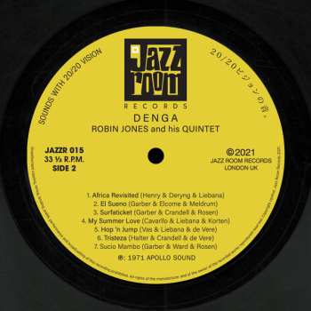 LP Robin Jones And His Quintet: Denga