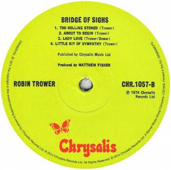 LP Robin Trower: Bridge Of Sighs