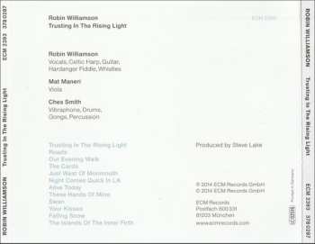 CD Robin Williamson: Trusting In The Rising Light
