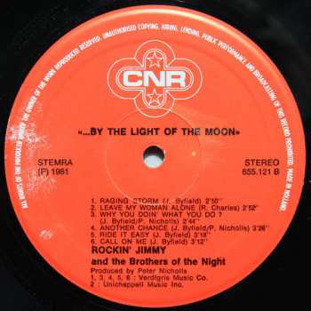 LP Rockin' Jimmy & The Brothers Of The Night: By The Light Of The Moon