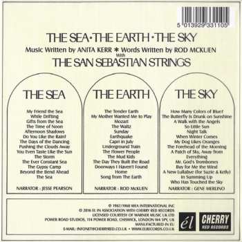 3CD/Box Set Rod McKuen: The Sea · The Earth · The Sky