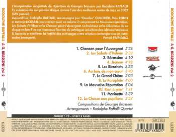 CD Rodolphe Raffalli: A Georges Brassens Vol. 2