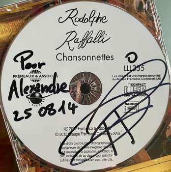 CD Rodolphe Raffalli: Chansonnettes