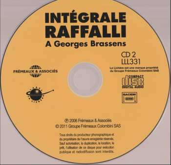 2CD/Box Set Rodolphe Raffalli: Intégrale Rodolphe Raffalli - Hommage à Georges Brassens