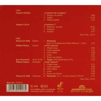 2CD Igor Stravinsky: Rodrigo, Clerch, De Falla, Walton, Strawinsky