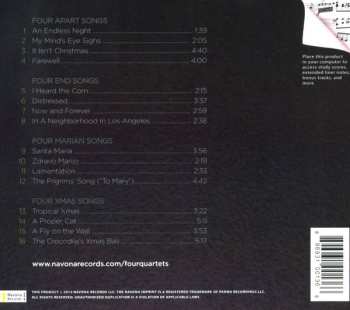 CD Roger Bourland: Four Quartets Of Songs & Arias