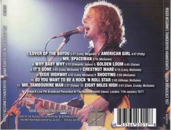 CD Roger McGuinn's Thunderbyrd: Hammersmith Odeon Broadcast 1977
