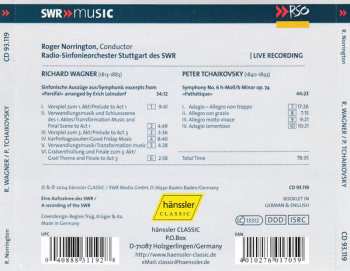 CD Pyotr Ilyich Tchaikovsky: Roger Norrington conducts Richard Wagner, Symphonic Excerpts "Parsifal" / Peter Tchaikovsky, Symphony No. 6 "Pathetique"