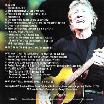 2CD Roger Waters: Buenos Aires: The Classic Argentinian Broadcast