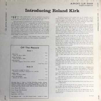 CD Roland Kirk: Introducing Roland Kirk