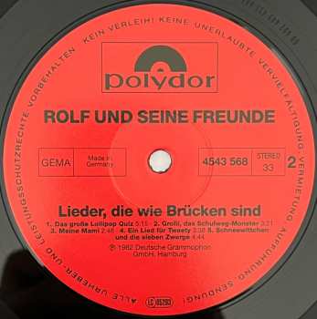 2LP Rolf Zuckowski: …Und Ganz Doll Vinyl (Radio Lollipop (1981) / Lieder, Die Wie Brücken Sind (1982))