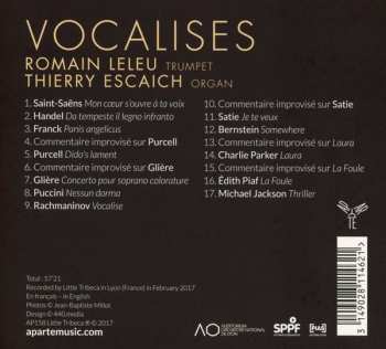 CD Romain Leleu: Vocalises