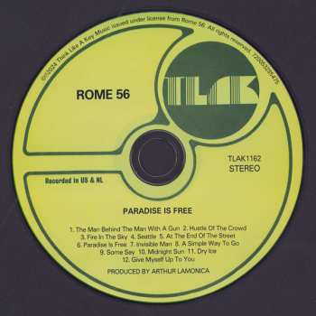 CD Rome 56: Paradise Is Free