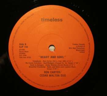 LP Ron Carter / Cedar Walton Duo: Heart & Soul