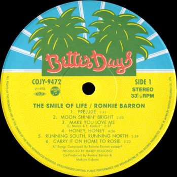LP Ronnie Barron: The Smile Of Life LTD