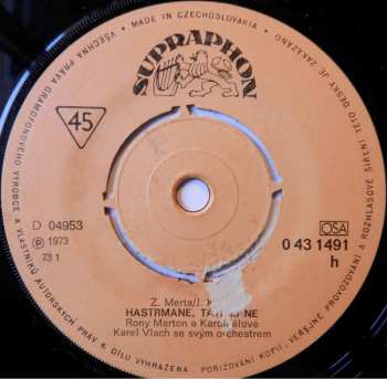 SP Rony Marton: Hastrmane, Tatrmane / Právě Já