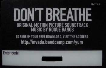2LP Roque Baños: Don't Breathe - Original Motion Picture Soundtrack CLR