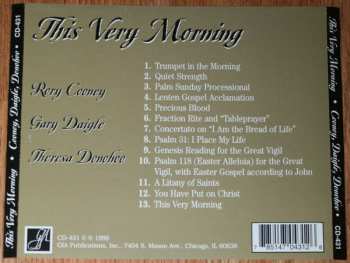 CD Rory Cooney: This Very Morning