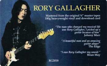 LP Rory Gallagher: Against The Grain