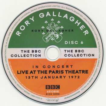 18CD/Box Set/2Blu-ray Rory Gallagher: The BBC Collection DLX