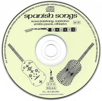 CD Emilio Pujol: Spanish Songs