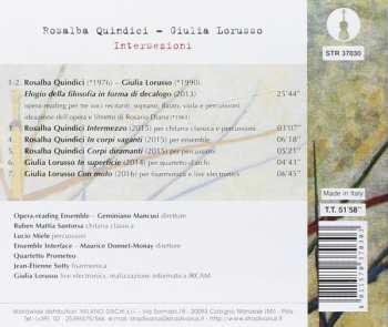 CD Quartetto Prometeo: Intersezioni