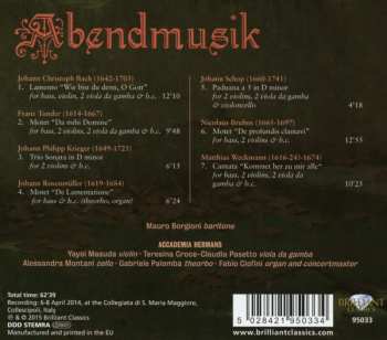 CD Johann Christian Bach: Abendmusik - Cantatas For Solo Bass