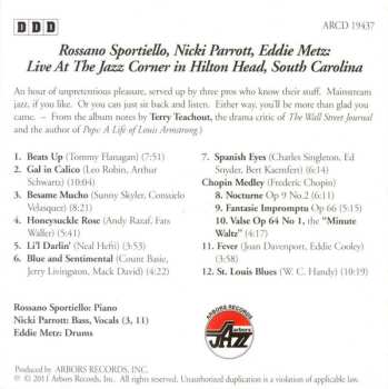 CD Nicki Parrott: Live At The Jazz Corner